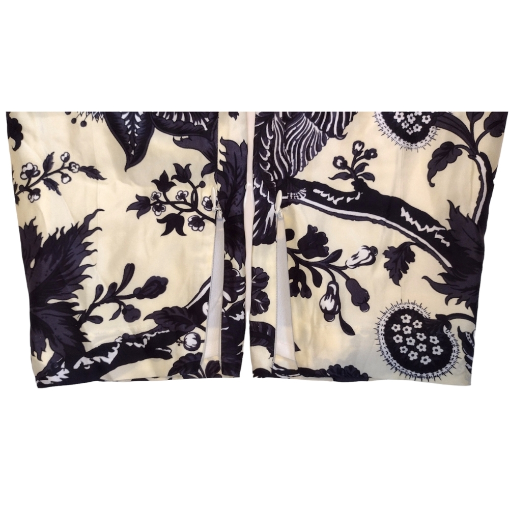 J. Crew Collection Ready-to-wear Fall 2014 Silk Noir Floral Pants - Picture 4 of 8